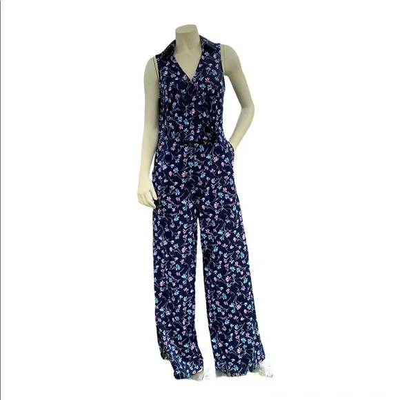 Nina Leonard Surplice Neckline Jumpsuit Size L - Picture 13 of 13